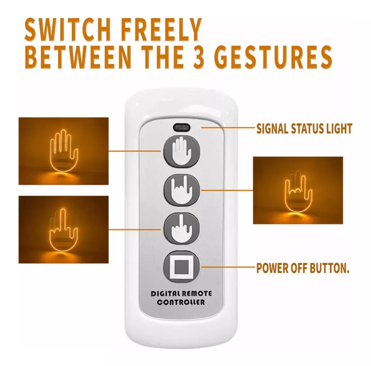 Luz LED Gestual para Auto