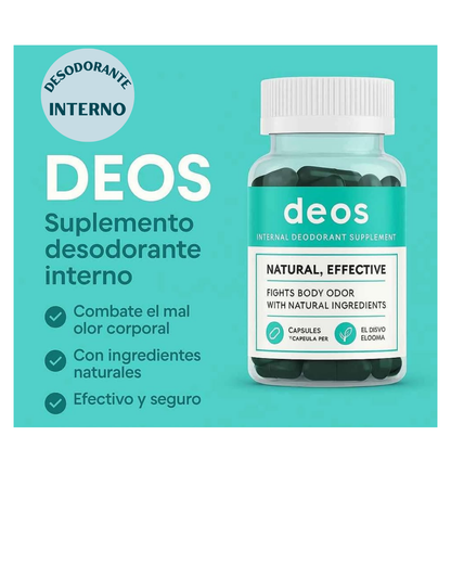 DEOS 30 CAPSULAS Desodorante Interno
